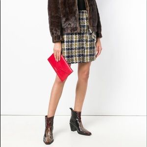 Lancaster Paris Red clutch/crossbody